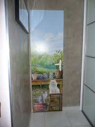 Trompe L Oeil Cache Porte Trompe L Oeil Trompe L Oeil Decoracion Interior Paredes Paredes Interiores Decoracion De Pared