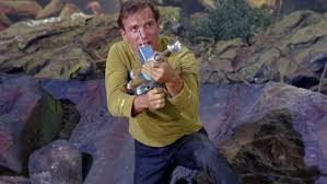 Image result for captain kirk throws finger