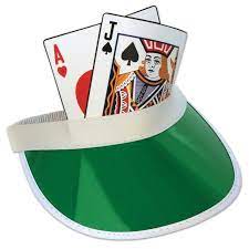 Blackjack Visor Plastic Dealers Visor Blackjack Casino Party Decorations Casino Themed Party