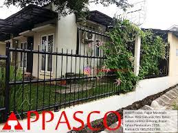 Model pagar beton minimalis 2019. Pagar Rumah Minimalis Besi Beton Di Green Cibinong Jual Kanopi Tralis