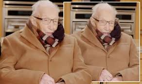 Mr moore was knighted by britain's queen elizabeth ii for his fundraising efforts. Captain Tom Moore Leaves Spoty Fans In Tears After Landing Award A Sodden Mess Of Tears Tv Radio Showbiz Tv Express Co Uk