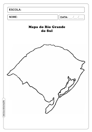O rio grande do sul tem como destaque em sua economia a produção agrícola e pecuarista. Mapa Do Rio Grande Do Sul Para Imprimir E Colorir Escola Educacao