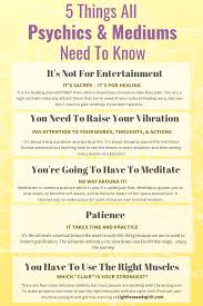 Top 5 Things Mediums Need To Know What All Psychics Need To Learn Intuitive Development Guidance By Ashley Strong Psychic Development Exercises Psychic Development Psychic