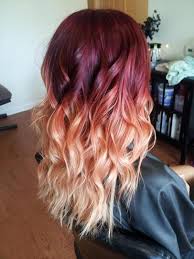 Ombre hair has been around for quite some time and has transformed in a variety of ways. Red Ombre Hair Tumblr Fu5znggr Girlsallaround