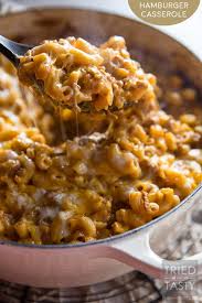 Campbell soup recipes with cheddar soup macoroni and cheese. Hamburger Casserole Video Tried And Tasty