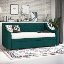 The baldwin features a simple rectangular shape with a cylindrical cushion that can be fancied. Velvet Daybeds You Ll Love In 2021 Wayfair
