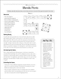 Blends Picnic Consonant Blends Pocket Chart Game