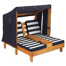 A pair of cupholders are perfect for cold drinks on warm days. Kidkraft Children S Outdoor Double Sun Lounger With Umbrella Cup Holders Buy Online In Andorra At Andorra Desertcart Com Productid 62527901