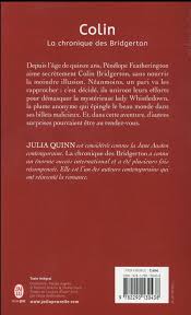 Succombez aux iconiques fragrances de la maison artisan parfumeur. La Chronique Des Bridgerton T 4 Colin Julia Quinn J Ai Lu Poche Le Hall Du Livre Nancy