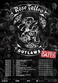 Rose Tattoo Outlaws Tour 2021 Metal De