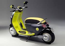 Electric Powered Scooter Concept From Mini With Images Scooter Design E Scooter Electric Scooter