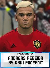 How old was andreas pereira when he joined psv? Pes 2017 Andreas Pereira Face Brazil By Abw Pes Patch