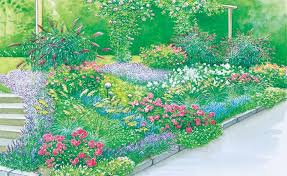 1 Garten 2 Ideen Hubsche Beete Am Hang Garten Bepflanzen Bepflanzung Garten Gestalten