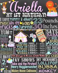 Girls Birthday Carnival Girls Birthday Circus Ideas Unique Circus Decoration For Baby 1st Birthday Or Any Age Colorful Id Brdcir03 Camila S