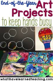 It includes 9 activities that students can complete. End Of The Year Art Projects To Keep Hands Busy Elementary Art Projects Kindergarten Art Projects Kindergarten Art