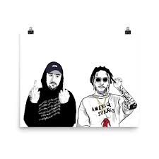 Uicideboy wallpapers posted by john mercado. Babes Gents Uicideboy Suicide Boys 11x17 Art Poster Buy Online In Montenegro At Montenegro Desertcart Com Productid 58978263