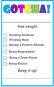 Congratulations to the following students for earning a GOTCHAs for the  month of September! Keep up the great work!