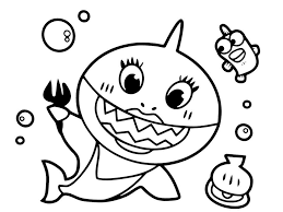 These shark coloring pages printable will develop your child's creative skills. Mommy Shark Coloring Page Free Printable Coloring Pages For Kids