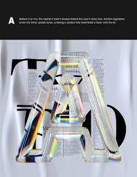 Each letter has an uppercase (capital letter) and a lowercase (small letter) form. Alphabet Dispersion On Behance