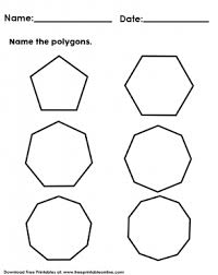 Name The Polygon Worksheet Polygon Activities Worksheets Printable Math Worksheets