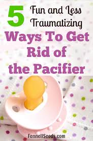 If simply taking it away doesn't interest you, try slowly weaning your little one off of her pacifier. Weaning Off Pacifier At Night Cheap Buy Online