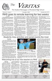 Providing news, classifieds, and events information on the web and in print. The Veritas The Student Newspaper Of Rockland High School