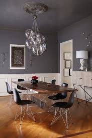 Black Plastic Chair With Eiffel Legs From Homedotdot 2xhome Inspiration For Light Wood Floor Wit Dining Room Contemporary Black Dining Room Grey Dining Room
