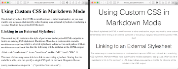 Using Custom Css In Markdown Mode