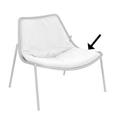 Coussins en tweed pour fauteuil dilma. Coussin Emu Blanc Made In Design
