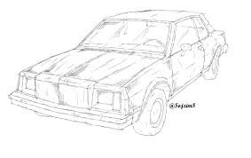If you like this tutorial and would like to try more like it see the rest of the tutorials here on easylinedrawing. I Hope You Guys Like My Latest Drawing 1980 Buick Skylark Coupe