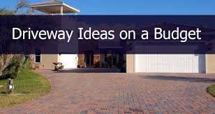 Read about creative driveway designs & ideas for a professional look, creating a circular design, driveway landscapes, materials, courtyards, edgings, and lighting. Interesting Driveway Ideas On A Budget Complete Drives And Patios Blog