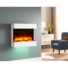 The modern wall mount electric fireplaces are elegant interior design pieces. Belfry Heating Darren Wall Mounted Electric Fire Suite Reviews Wayfair Co Uk
