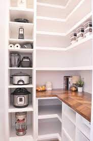 When building walls, a laser level the pantry is nearing completion.really! Our Diy Custom Walk In Pantry Progress And Reveal