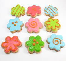 Resultado de imagen de galletas con forma de flor