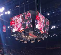Armani Olimpia Cube LED sideline indoor perimeter LED banner