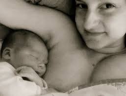 Catherine Weston and baby Harry