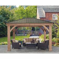 Find content updated daily for costco solar reviews. Yardistry Cedar Gazebo 12 Ft 14 Ft With Aluminum Roof Costco