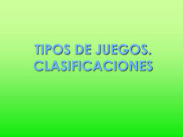Definición de la criminalidad organizada. Ppt Tipos De Juegos Clasificaciones Powerpoint Presentation Free Download Id 2917997
