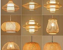 Check spelling or type a new query. Arturest Handmade Bamboo Ceiling Lighting American Country Etsy In 2021 Bamboo Pendant Light Wicker Pendant Light Hanging Light Fixtures