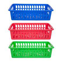 Bulk Rectangular Slotted Plastic Baskets At Dollartree Com Plastic Baskets Plastic Storage Basket