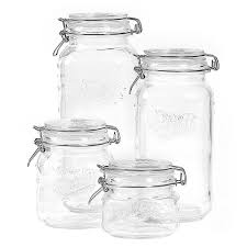 ✅ browse our daily deals for even more savings! 4 Piece Clear Mason Jar Set With Clamp On Lids Bed Bath Beyond