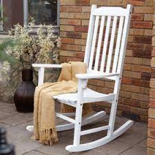 Rocking chairs are a comfortable place for feeding an infant. Jack Post Knollwood Mission Rocker In White Walmart Com Rocking Chairs For Sale Rocking Chair Porch Outdoor Rocking Chairs