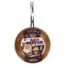As Seen On Tv 10 Frying Pan Red Copper Red Copper Pan Red Copper Frying Pan Copper Frying Pan