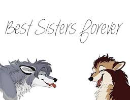 Best Sisters Forever Anime Wolf Wolf Album Anime Animals