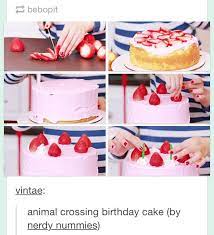 Animal Crossing Birthday Cake Animal Crossing Lemon Cake Mix Recipe Cake Mix Recipes
