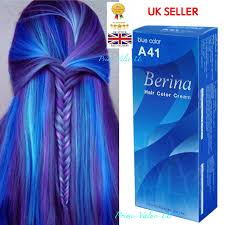 Es has the strong capability on. Berina A41 Blue Permanent Hair Dye Color Cream 9 Developer Uk Seller Hair Dye Colors Permanent Hair Dye Colors Permanent Hair Dye