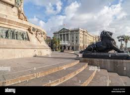 Monument to Colon, Barcelona Stock Photo