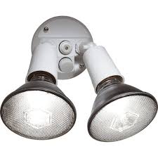 Brink S Dusk To Dawn Activated Flood Security Light White Finish Walmart Com Walmart Com