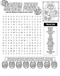 Explore free online and printable games centered around the bible. Easter Word Search Puzzles Best Coloring Pages For Kids
