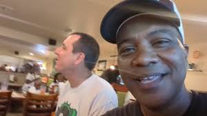 After the skate contest grubbing.